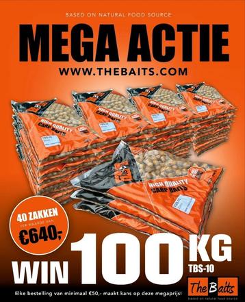 Gratis boilies? The Baits actie en win 100kg boilies!!! beschikbaar voor biedingen