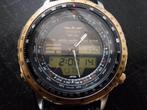 Citizen C080 Wingman ana/digi, Ophalen, Staal, Leer, Gebruikt