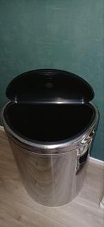 Afvalemmer, Huis en Inrichting, Woonaccessoires | Prullenbakken, Ophalen, Gebruikt, 50 tot 75 cm, 40 liter of meer
