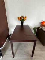 VidaXXL bruine tafel nieuw: 100,-, Huis en Inrichting, Tafels | Eettafels, Ophalen, Zo goed als nieuw, Vijf personen of meer, Rechthoekig
