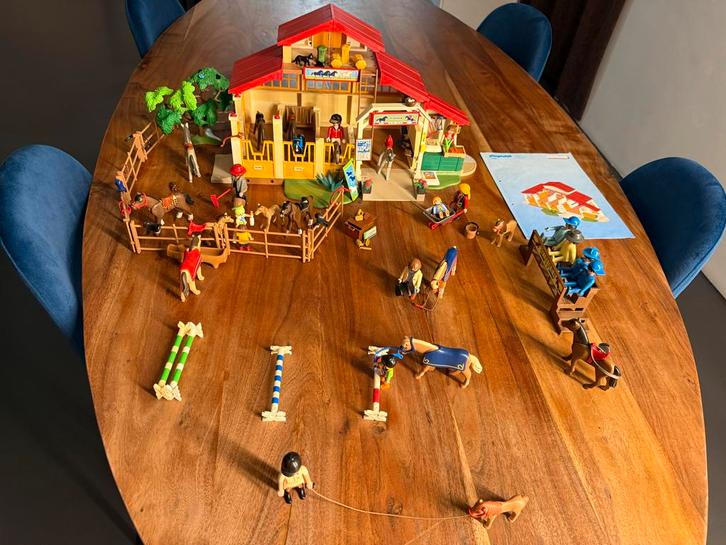 Playmobil Paarden Manege met veel extra's!, Kinderen en Baby's, Speelgoed | Playmobil, Gebruikt, Complete set, Ophalen of Verzenden