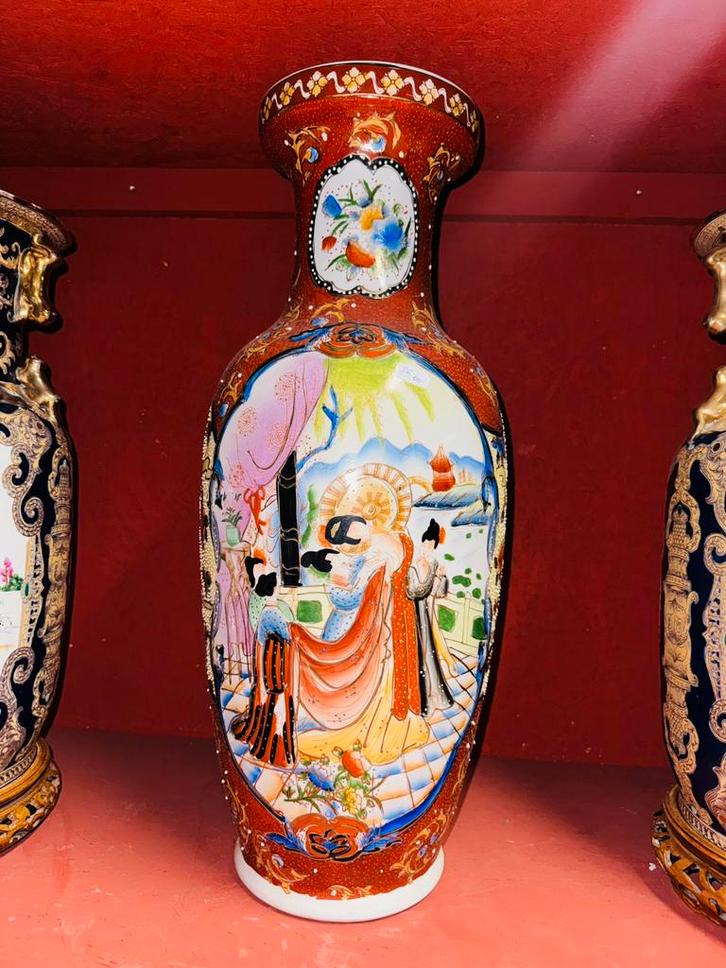 Grote Chinese vaas vloervaas, Huis en Inrichting, Woonaccessoires | Vazen, Ophalen