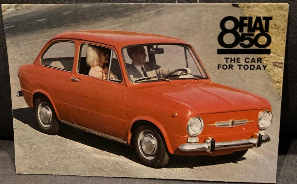 Folder Fiat 850, Ophalen of Verzenden, Zo goed als nieuw, Overige merken