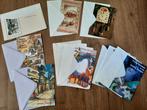 11cVintage kerstkaarten met enveloppe, Ophalen of Verzenden, Zo goed als nieuw