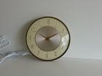 Vintage Metamec Wandklok, Ophalen of Verzenden, Gebruikt, Analoog, Wandklok