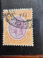 Straits Settlements 35c 1922 gestempeld, Postzegels en Munten, Postzegels | Azië, Ophalen of Verzenden