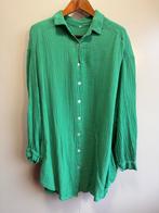 Groene blouse van wafelstof | katoen | maat 54 56, Kleding | Dames, Made in Italy, Blouse of Tuniek, Ophalen of Verzenden, Zo goed als nieuw