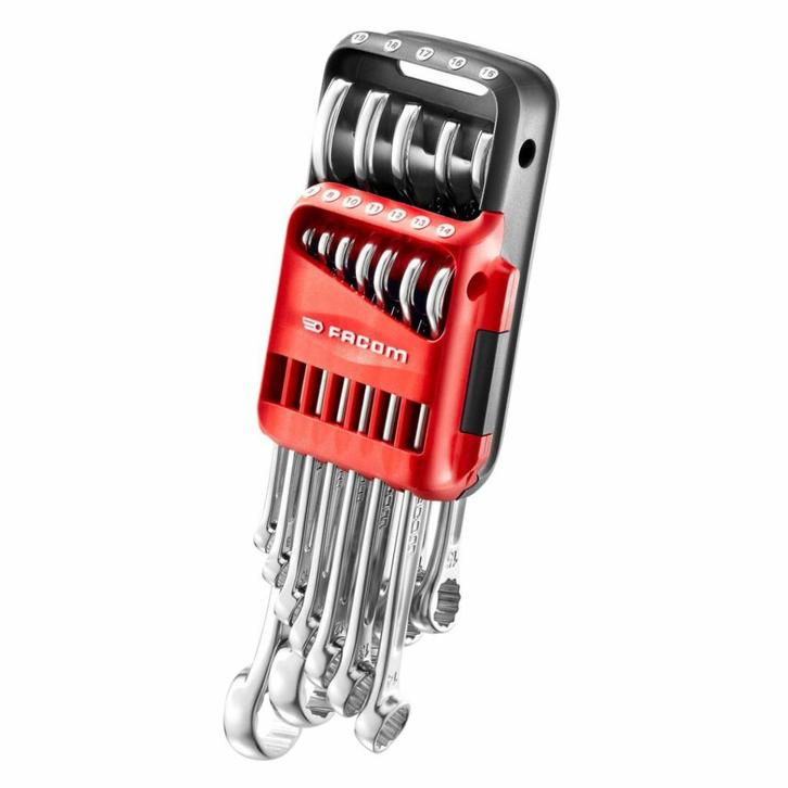 Facom 440.JP12APB 12 Delige Ringsteeksleutelset in Houder, Doe-het-zelf en Verbouw, Gereedschap | Handgereedschap