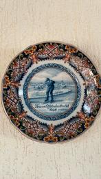 Makkumer wandbord van Elfstedentocht 1985., Ophalen