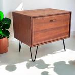 Vintage nachtkast | vintage wandkast | teakhout | XL, Ophalen, Gebruikt, 55 tot 70 cm, 45 tot 65 cm