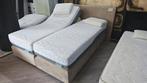 Elektrische Boxspring Mline 160x200, 150 tot 200 cm, Tweepersoons, Ophalen of Verzenden, Zo goed als nieuw