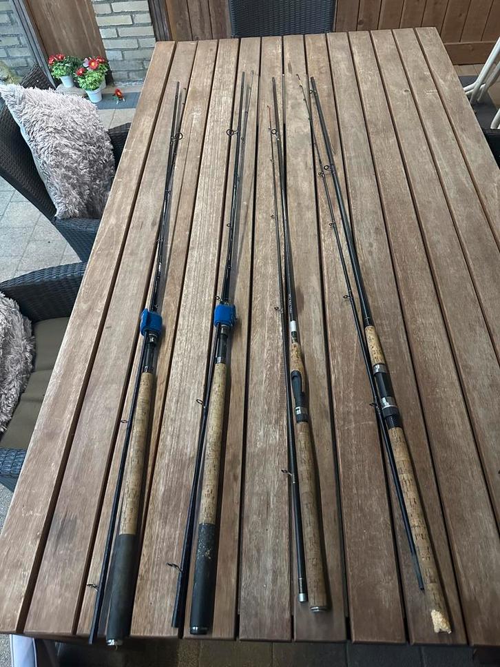 Feeder hengels, Watersport en Boten, Hengelsport | Algemeen, Gebruikt, Werphengel, Ophalen