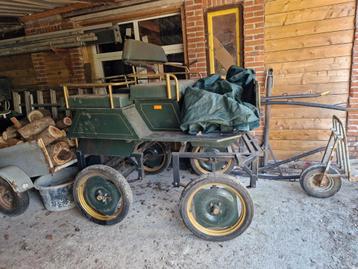 Mooie menwagen voor welsh/cob en paard