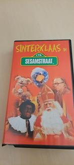 Sinterklaas in Sesamstraat - VHS, Cd's en Dvd's, VHS | Kinderen en Jeugd, Gebruikt, Alle leeftijden, Kinderprogramma's en -films
