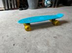 Penny board/ skate board blauw met gele wielen, Skateboard, Ophalen of Verzenden, Zo goed als nieuw