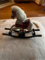 Houten Kerst Schommelpaard met Kleintje, Antiek en Kunst, Ophalen of Verzenden