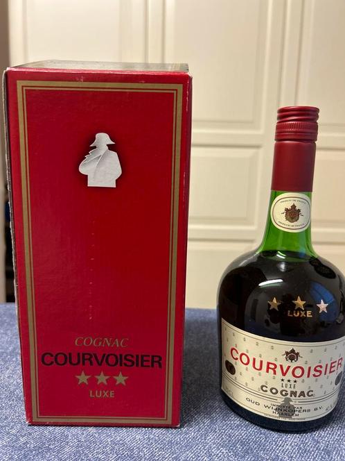 Courvoisier Luxe Cognac met Doos - Zeldzaam!, Antiek en Kunst, Antiek | Overige Antiek, Ophalen of Verzenden