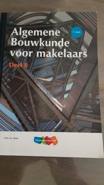 Algemene Bouwkunde voor makelaars deel B beschikbaar voor biedingen