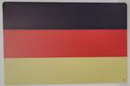 Duitsland vlag Germany reclamebord van metaal wandbord, Diversen, Vlaggen en Wimpels, Nieuw, Ophalen of Verzenden