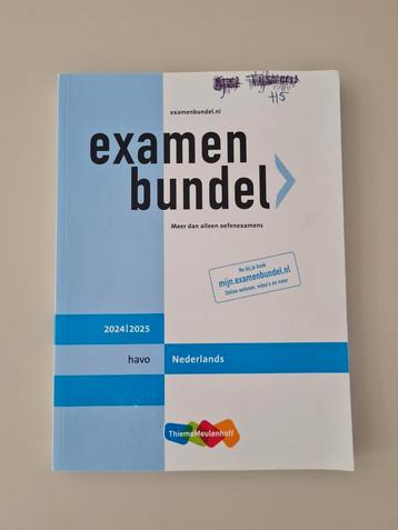 Examenbundel 2024/2025 havo nederlands beschikbaar voor biedingen