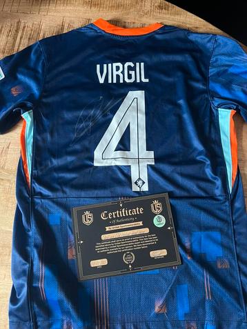 Virgil van Dijk gesigneerd shit met Coa beschikbaar voor biedingen