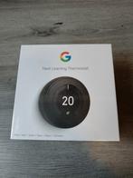 In gesealde verpakking Google nest thermostaat V3 Zwart, Doe-het-zelf en Verbouw, Thermostaten, Ophalen of Verzenden, Slimme thermostaat