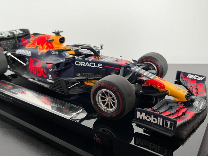 Amalgam Max Verstappen Abu Dhabi 2021 1/18 wereldkampioen, Hobby en Vrije tijd, Modelauto's | 1:18, Nieuw, Auto, Overige merken