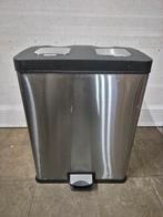 EKO Rejoice recycling Pedaalemmer 30+30L - RVS (Gebruikt), Gebruikt, Met pedaal, -, 40 liter of meer