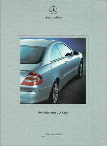 Persmap Mercedes-Benz CLK (met cd-rom & persfoto's - 2002) beschikbaar voor biedingen