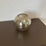 Countryfield glazen windlicht, waxinelichtje, bol 15x13, Ophalen of Verzenden, Zo goed als nieuw, Overige materialen, Minder dan 25 cm