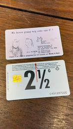 Zeldzaam! Telefoonkaartje Wendy en Rene Karst €5 per stuk, Ophalen of Verzenden, Nederland