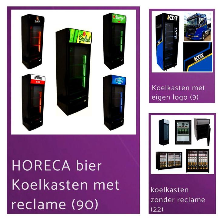 Bier koelkast Heineken Grolsch Amstel Hertog Jan Bavaria etc, Witgoed en Apparatuur, Koelkasten en IJskasten, Nieuw, Zonder vriesvak