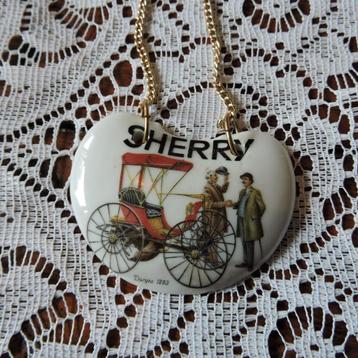 karaf hanger sherry porselein duryea 1893 beschikbaar voor biedingen