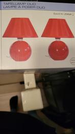 2 tafel lampjes rood, Ophalen, Zo goed als nieuw, Minder dan 50 cm