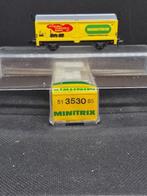 Minitrix 3530 - schuifdakwagen 'ISN 1985' (15171), Hobby en Vrije tijd, Modeltreinen | N-Spoor, Gelijkstroom, Trix, Wagon, Ophalen of Verzenden