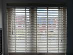 Witte houten jaloezieën, Ophalen, Gebruikt, 150 tot 200 cm, Wit