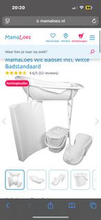 MamaLoes Wit Badset incl. Witte Badstandaard, Ophalen, Nieuw, Badje, Overige merken
