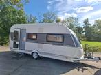 Hobby Prestige 495 UL b.j 2019 (LF, mover ,enkele bedden), Caravans en Kamperen, Caravans, Rondzit, Hobby, Particulier, 4 tot 5 meter