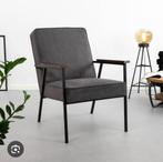 Woood Sally fauteuil - antraciet, Ophalen, Hout, Nieuw, 75 tot 100 cm