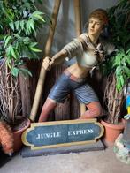 div beelden/kunstplanten/flinstone stoel en decoraties, Ophalen