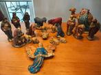 Mooie grote antieke 20 delige beeldengroep., Diversen, Kerst, Ophalen