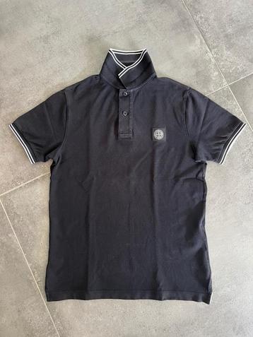 Stone Island polo zwart S beschikbaar voor biedingen