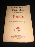 Emile Zola Paris, Ophalen of Verzenden, Gelezen, Emile Zola