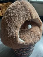 Nieuwe iglo mand van pluche voor kleine hond of kat, Ophalen of Verzenden, Nieuw, Pluche