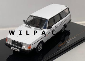 Volvo 245. 240. GL wit 1:43 model 1990. Ixo nr. CLC572N.22   beschikbaar voor biedingen