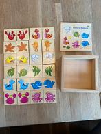 Houten memory / geheugenspel - zgan zeedieren, Ophalen of Verzenden, Zo goed als nieuw