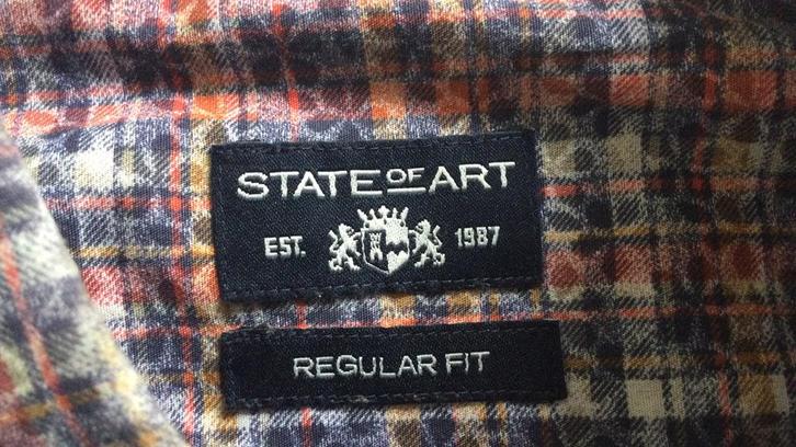 State of art overhemd maat xl, perfecte staat, Kleding | Heren, Overhemden, Zo goed als nieuw, Halswijdte 43/44 (XL), Overige kleuren