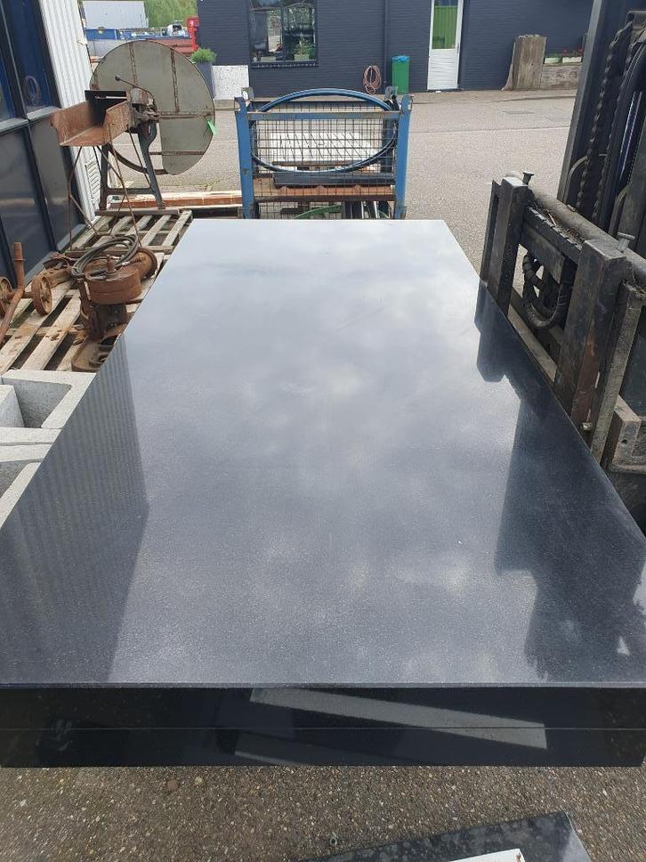 Stenen tafel composiet tuintafel ( 495 ), Tuin en Terras, Tuintafels, Gebruikt, Rechthoekig, Overige materialen, Ophalen