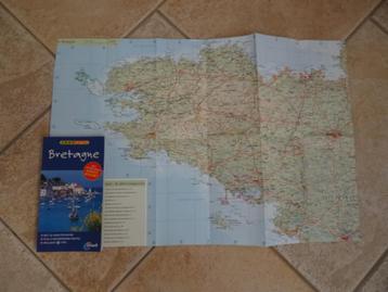 anwb extra reisgids Bretagne + de grote landkaart beschikbaar voor biedingen