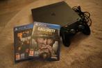 PlayStation 4 Slim 500GB met 1 controller en 2 games, Ophalen, Met 1 controller, Slim, 500 GB